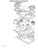 Part Location Diagram of 4315556 Whirlpool Top, Module