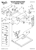 Part Location Diagram of WP8563664 Whirlpool Top
