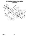 REFRIGERATOR CONTROL PANEL Diagram and Parts List for KSSS36DAX04  KitchenAid Refrigerator
