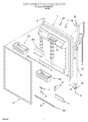 REFRIGERATOR DOOR Diagram and Parts List for 3XKVN490000  Whirlpool Refrigerator
