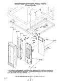 MICROWAVE CONTROL PANEL Diagram and Parts List for KEMI371SBL0  KitchenAid Microwave Oven Combo