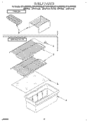 SHELF Diagram and Parts List for ET14JKXAG02  Whirlpool Refrigerator
