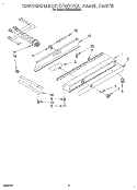 REFRIGERATOR CONTROL PANEL Diagram and Parts List for KSSS48QDX02  KitchenAid Refrigerator