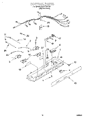 CONTROL Diagram and Parts List for 3XART735G00  Whirlpool Refrigerator