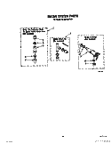 WATER SYSTEM Diagram and Parts List for 6LA9320XTW0  Whirlpool Washer