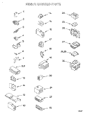WIRING HARNESS Diagram and Parts List for RAB1121EW0  Roper Washer