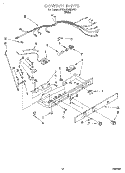 CONTROL Diagram and Parts List for 3VED27DQDW00  Whirlpool Refrigerator