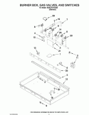 Part Location Diagram of W10269214 Whirlpool TRAY-DRIP