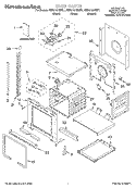 Part Location Diagram of LIT4451952 Whirlpool Use & Care Guide (Oven)