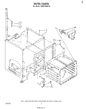 OVEN Diagram and Parts List for RM973BXPT0  Whirlpool Microwave Oven Combo