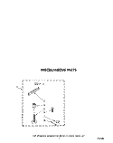 MISCELLANEOUS Diagram and Parts List for LA5400XSW0  Whirlpool Washer