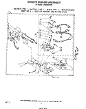 694670 BURNER Diagram and Parts List for LG5606XPW0  Whirlpool Dryer