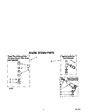WATER SYSTEM Diagram and Parts List for RAL6245AG0  Whirlpool Washer