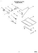 Part Location Diagram of 4362899 Whirlpool Ignitor Shield