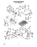 UPPER UNIT Diagram and Parts List for KSSS36DAX04  KitchenAid Refrigerator