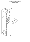 FREEZER LINER Diagram and Parts List for KSSC42MHS00  KitchenAid Refrigerator