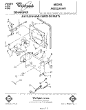 SECTION Diagram and Parts List for AD0252XW0  Whirlpool Dehumidifier