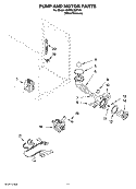 PUMP AND MOTOR PARTS, OPTIONAL PARTS (NOT INCLUDED) Diagram and Parts List for GHW9160PW3  Whirlpool Washer