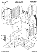 UNIT, LITERATURE Diagram and Parts List for 3XACM24XD0  Whirlpool Air Conditioner
