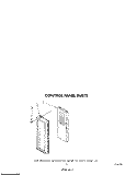 CONTROL PANEL Diagram and Parts List for RM778PXT0  Whirlpool Microwave Oven Combo