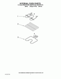 INTERNAL OVEN PARTS Diagram and Parts List for RBD275PVB03  Whirlpool Wall Oven