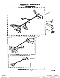 Part Location Diagram of 3180618 Whirlpool Wiring Harness (Lower Oven)