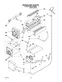 ICEMAKER, OPTIONAL Diagram and Parts List for 6GD27DFXFS02  Whirlpool Refrigerator
