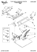 SECTION Diagram and Parts List for LER3624BW1  Whirlpool Dryer