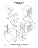 CONTAINER Diagram and Parts List for KUCS180S0  KitchenAid Trash Compactor