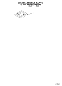 OPTIONAL PARTS (NOT INCLUDED) MISCELLANEOUS PARTS Diagram and Parts List for TUD5700MQ0  Estate Dishwasher