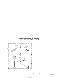 MISCELLANEOUS Diagram and Parts List for KAWE800SWH1  Whirlpool Washer