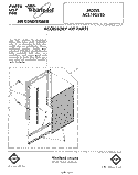 SECTION Diagram and Parts List for ACS102XT0  Whirlpool Air Conditioner