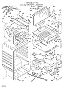 Part Location Diagram of 2189992 Whirlpool TRIM