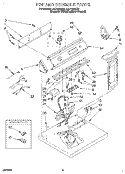 SECTION Diagram and Parts List for LEC7858AZ0  Whirlpool Dryer