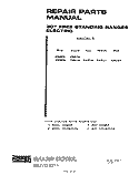 POWER LOCK Diagram and Parts List for 2366W0A  Roper Range