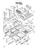Part Location Diagram of LIT2165200 Whirlpool Use & Care Guide