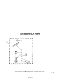 MISCELLANEOUS Diagram and Parts List for LA5311XPW5  Whirlpool Washer
