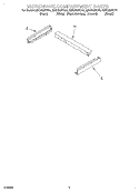 MICROWAVE COMPARTMENT Diagram and Parts List for GMC305PDS4  Whirlpool Microwave Oven Combo