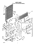 UNIT Diagram and Parts List for ET16JMXRWR4  Whirlpool Refrigerator