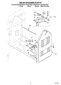 REAR CHASSIS Diagram and Parts List for KERC507HBS4  KitchenAid Range