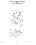 MAIN Diagram and Parts List for F5257W0  Roper Range