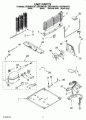 UNIT PARTS Diagram and Parts List for GR2FHMXVB01  Whirlpool Refrigerator