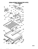 Part Location Diagram of 984658 Whirlpool DAMPER-AIR