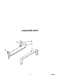 BACKGUARD Diagram and Parts List for FGP210VW4  Roper Range