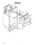 LINER Diagram and Parts List for ET20GKXXW01  Whirlpool Refrigerator