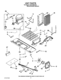 UNIT PARTS Diagram and Parts List for ISC23CNEXY02  Whirlpool Refrigerator