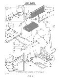 UNIT Diagram and Parts List for RT20AKXVW00  Roper Refrigerator