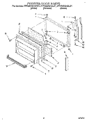 FREEZER DOOR Diagram and Parts List for KTRS22QAAL01  KitchenAid Refrigerator