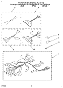 WIRING HARNESS Diagram and Parts List for KDDT207BAL9  KitchenAid Range