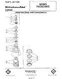 SECTION Diagram and Parts List for 7KCDS250T1  KitchenAid Food Waste Disposer
